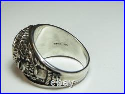 SILVER 925, RING, UNITED STATES, AIR FORCE, USAF, US size 10