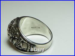 SILVER 925, RING, UNITED STATES, AIR FORCE, USAF, US size 9