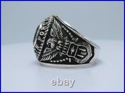 SILVER 925, RING, UNITED STATES RING, AIR FORCE, MILITARY RING, US size 9