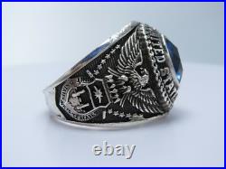 SILVER 925, RING, US AIR FORCE RING, UNITED STATES, USAF, US Size 8.75