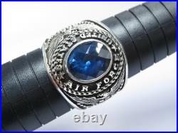 SILVER 925, RING, US AIR FORCE RING, UNITED STATES, USAF, US Size 8.75