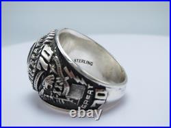 SILVER 925, UNITED STATES RING, AIR FORCE RING RING, USAF, US size 10