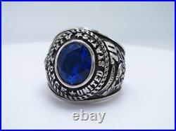 SILVER 925, UNITED STATES RING, AIR FORCE RING RING, USAF, US size 10 SILVER 925, UNITED STATES RING, AIR FORCE RING RING, USAF, US size 10