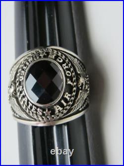 SILVER 925, USAF RING, UNITED STATES, AIR FORCE, USAF, US size 13