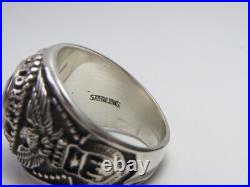 SILVER 925, USAF RING, UNITED STATES, AIR FORCE, USAF, US size 13