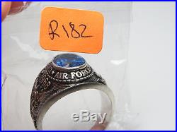 STERLING SILVER RING, THE UNITED STATES, USAF, US AIR FORCE SIZE 13.25, Re182