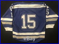 Scott Holm Air Force Falcons #15 Game Worn Hockey Jersey