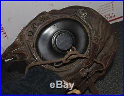 Selby Shoe A-11 Small Ww2 Us Army Air Force Pilots Leather Flight Flying Helmet