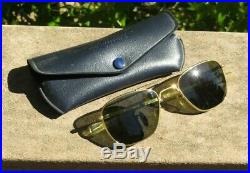 Solaray USAF US Air Force HGU-4/P Aviator Sunglasses 5 1/2 with Case MIL-S-259480