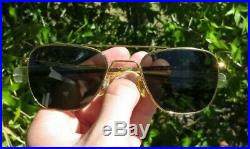 Solaray USAF US Air Force HGU-4/P Aviator Sunglasses 5 1/2 with Case MIL-S-259480