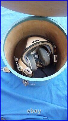Soviet Russia ZS-5 Fighter Pilot Helmet With Storage/Carry Case Soviet Russia ZS-5 Fighter Pilot Helmet With Storage/Carry Case