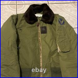 Spiewak & Sons Intermediate Cold Weather Army Air Force B1 jacket Size large AN1