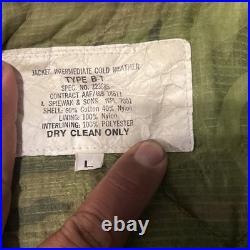 Spiewak & Sons Intermediate Cold Weather Army Air Force B1 jacket Size large AN1