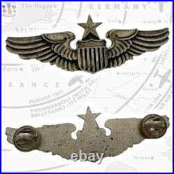Sterling Senior Pilot Wings Wwii Army Air Forces 3 Size 22g Lg Balfour #022