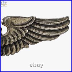 Sterling Senior Pilot Wings Wwii Army Air Forces 3 Size 22g Lg Balfour #022