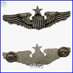 Sterling Senior Pilot Wings Wwii Army Air Forces 3 Size 22g Lg Balfour #022