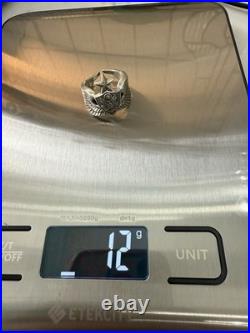 Sterling Silver Air Force Navigator Wings Badge Custom Ring