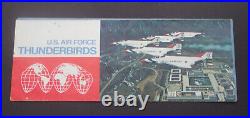 THUNDERBIRDS US Air Force Signed Pamplet Brochure Seven Signatures 1973