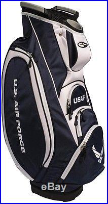 Team Golf US United States Air Force Victory Cart Golf Bag NEW Navy/White