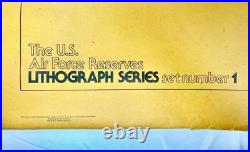 The U. S Air Force Reserves Lithograph Series Set #1 Full Set Rare 1st Set