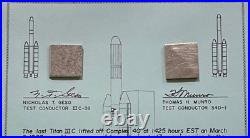 Titan IIIC Last & Titan 34d First Cut Relics Artifacts Presentation