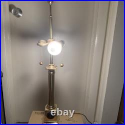 UNITED STATES AIR FORCE BRASS 2 Pull TABLE LAMP USAF Seal Military Excelsior U. S