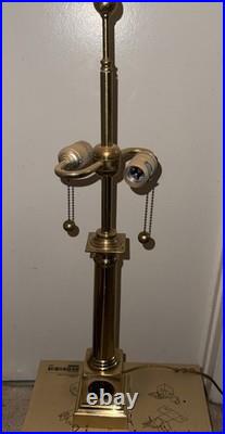 UNITED STATES AIR FORCE BRASS 2 Pull TABLE LAMP USAF Seal Military Excelsior U. S