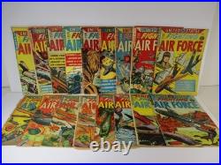 UNITED STATES FIGHTING AIR FORCE 2-28 SET (miss10bks) WAR 1952-1956 (s 15968)