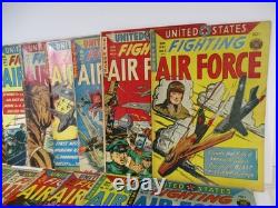 UNITED STATES FIGHTING AIR FORCE 2-28 SET (miss10bks) WAR 1952-1956 (s 15968)