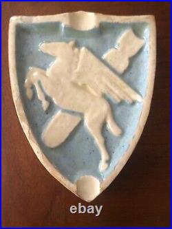USAAF 449th Bomb Group 15th Air Force WWII Flying Horsemen Ashtray Italy