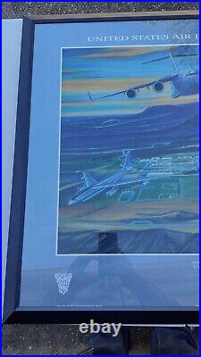 USAFA 1999 Official Class Painting Limited Edition Lithograph signed framed VGC