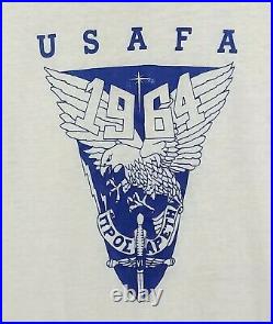 USAFA Vintage 1964 Ringer T-shirt United States Air Force Academy Men's M RARE
