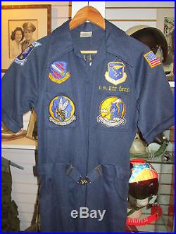 USAF 18th & 43rd TAC FIGHTER SQUADRON FLIGHT SUIT PARTY SUIT COVERALL