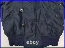 USAF 1950s N-2A Heavy Attached Hooded Flight Jacket Size M MFG S. H. Knop MFG Co