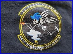 USAF 461st flight test squadron tee shirt t-shirt USAF US air force sz L Large $