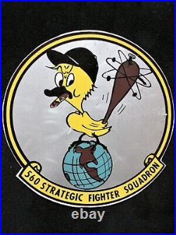 USAF 560th Strat Fighter Sqdn Naugahyde Patch