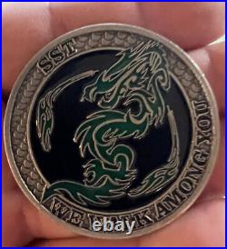 USAF AFOSI Surveillance Specialty Team Challenge Coin #158 We Walk Amongst You