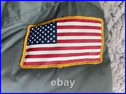 USAF AUXILIARY CIVIL AIR PATROL FLYERS JACKET 62 WISCONSIN VINTAGE Small Medium