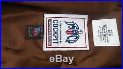 USAF A-2 Leather Flight Jacket Size 46R MFG For US Air Force By CockPit