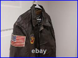 USAF Air Combat Command Leather Jacket