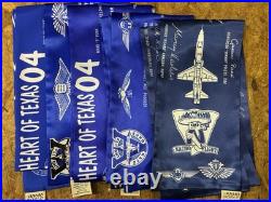 USAF Air Force Cadet Fighter Training Class Scarf Collection 15 Pieces! Vance