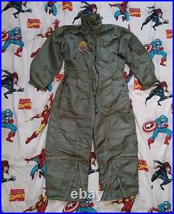 USAF Air Force Coverall CWU-1/P With Hood 7th Air Command Patch