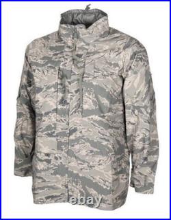 USAF Air Force Jacket Large Regular Parka All Purpse Tiger Stripe Gortex Tennier