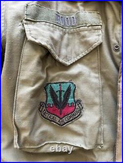 USAF Air Force Jacket Tactical Air Command / 27th CRS Patch