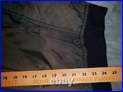 USAF Air Force Jacket Tactical Air Command Savile Row Bomber Jacket XL Green Zip