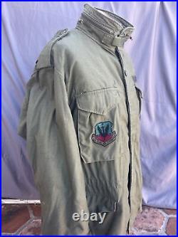 USAF Air Force M-1965 M65 Field Jacket 1986 Tactical Air Command Patch L OG-107