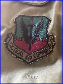 USAF Air Force M-1965 M65 Field Jacket 1986 Tactical Air Command Patch L OG-107