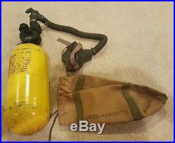USAF Air Force Oxygen Bottle Mask Carrying Bag