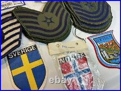 USAF Air Force Patches 91 Pcs. Silver Lobos/Tsgt/35th tactical fighter wing MORE