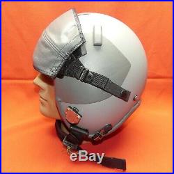 USAF Air Force Pilot Helmet GENTEX HGU-55/p with Cover Visor Size LARGE #26